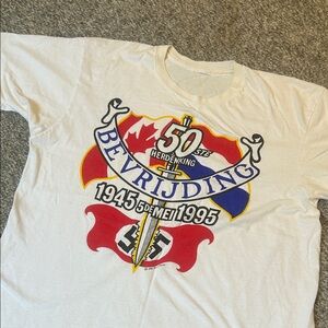 Vintage Netherlands independence single stitch tee